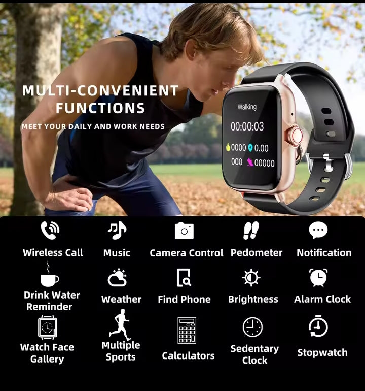 Reloj inteligente SmartMX — Ritmo cardíaco, pasos, sueño y estilo moderno