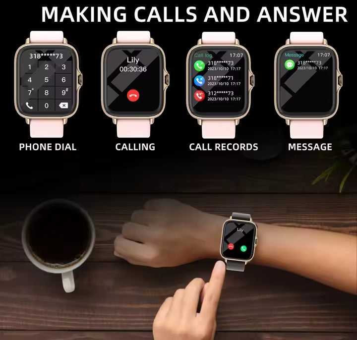 Reloj inteligente SmartMX — Ritmo cardíaco, pasos, sueño y estilo moderno