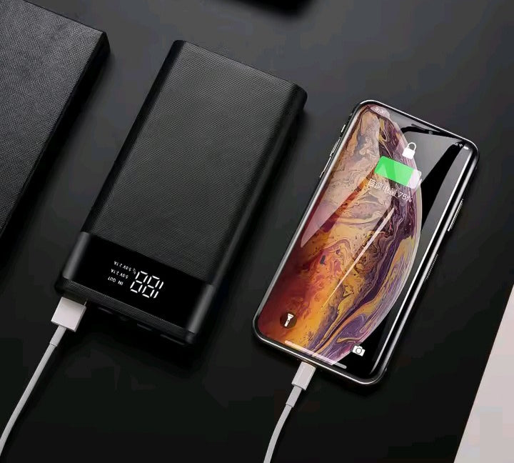 Energía donde la necesites — Powerbank de alta capacidad con estilo pro