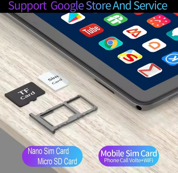 Tableta SmartMX 10.1” — Pantalla HD, Android 11, SIM & WiFi, Gran batería 5000mAh