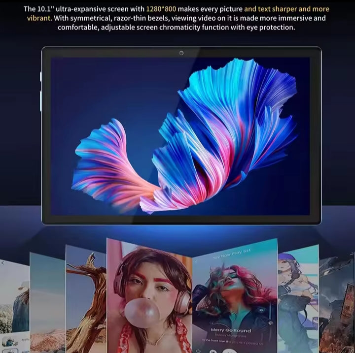 Tableta SmartMX 10.1” — Pantalla HD, Android 11, SIM & WiFi, Gran batería 5000mAh